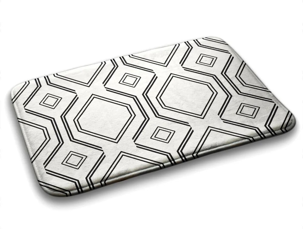 Dywanik do łazienki Dywanik do łazienki Wzory kwadratowe