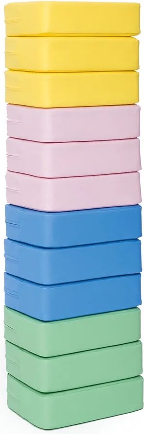 Komplet 12 siedzisk podłogowych do szkoły 4641435