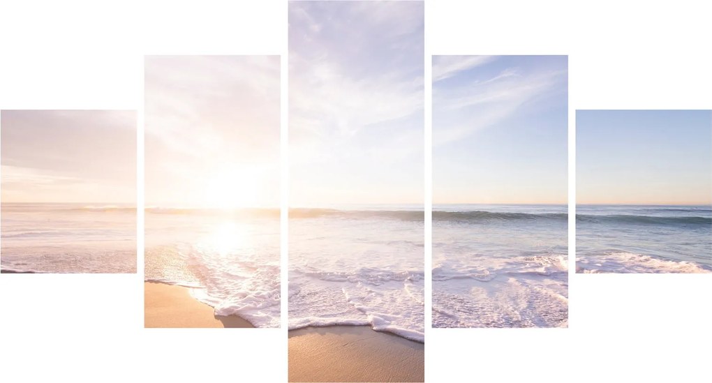 Obraz piaszczystej plaży (125x70 cm)