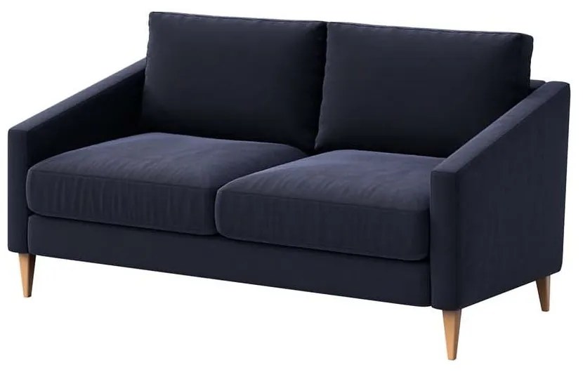 Ciemnoniebieska aksamitna sofa 170 cm Karoto – Ame Yens