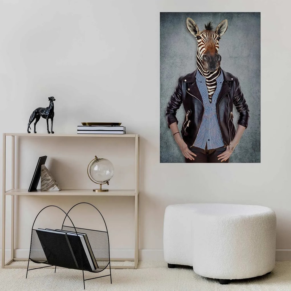 Plakat Zebra Ewa 21x30 cm bez ramy bez marginesu ARTGEIST B
