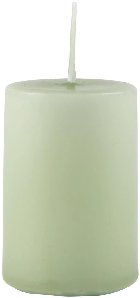 Świeca okrągła zielona LIGHT GREEN 6cm