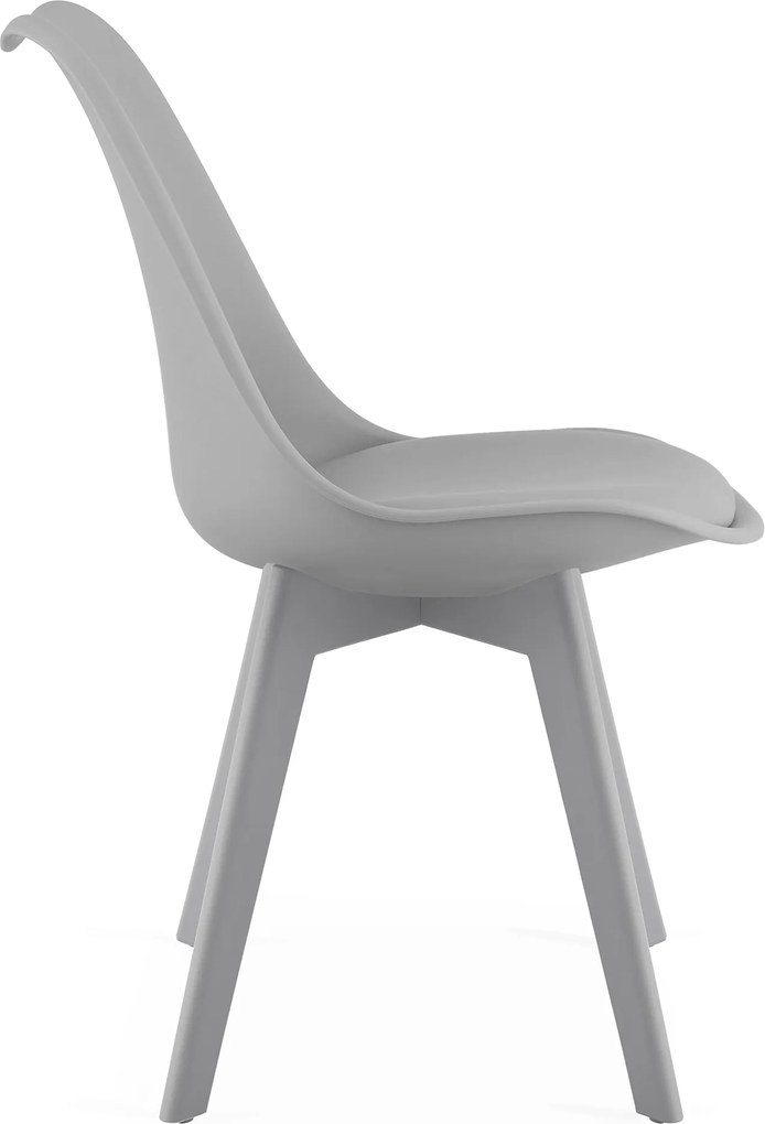 Krzesło MARK - szare / nogi szare