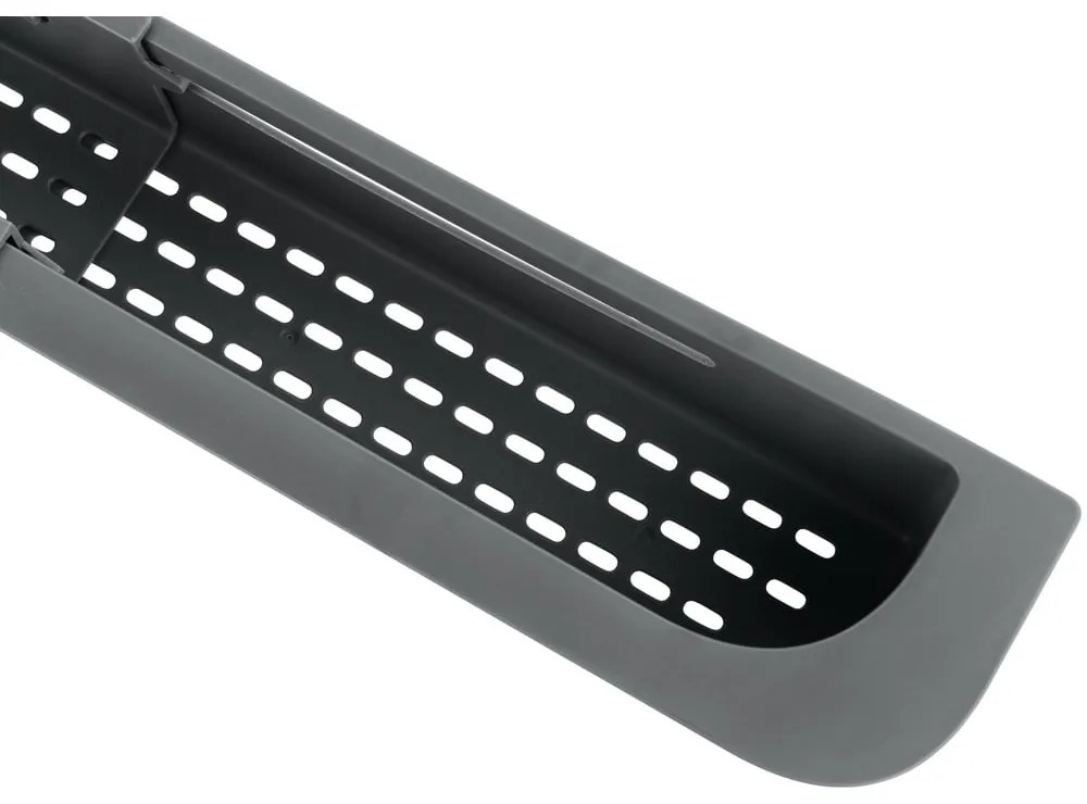 Szary plastikowy teleskopowy ociekacz na zlew 49,5x8,5 cm Fino – Wenko