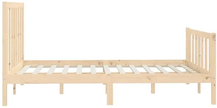 Podwójne łóżko z naturalnej sosny 160x200 cm - Alzak 6X