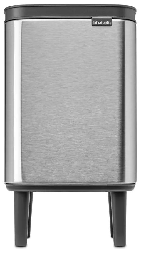 Stalowy kosz na śmieci w kolorze matowego srebra 4 l Bo Hi – Brabantia