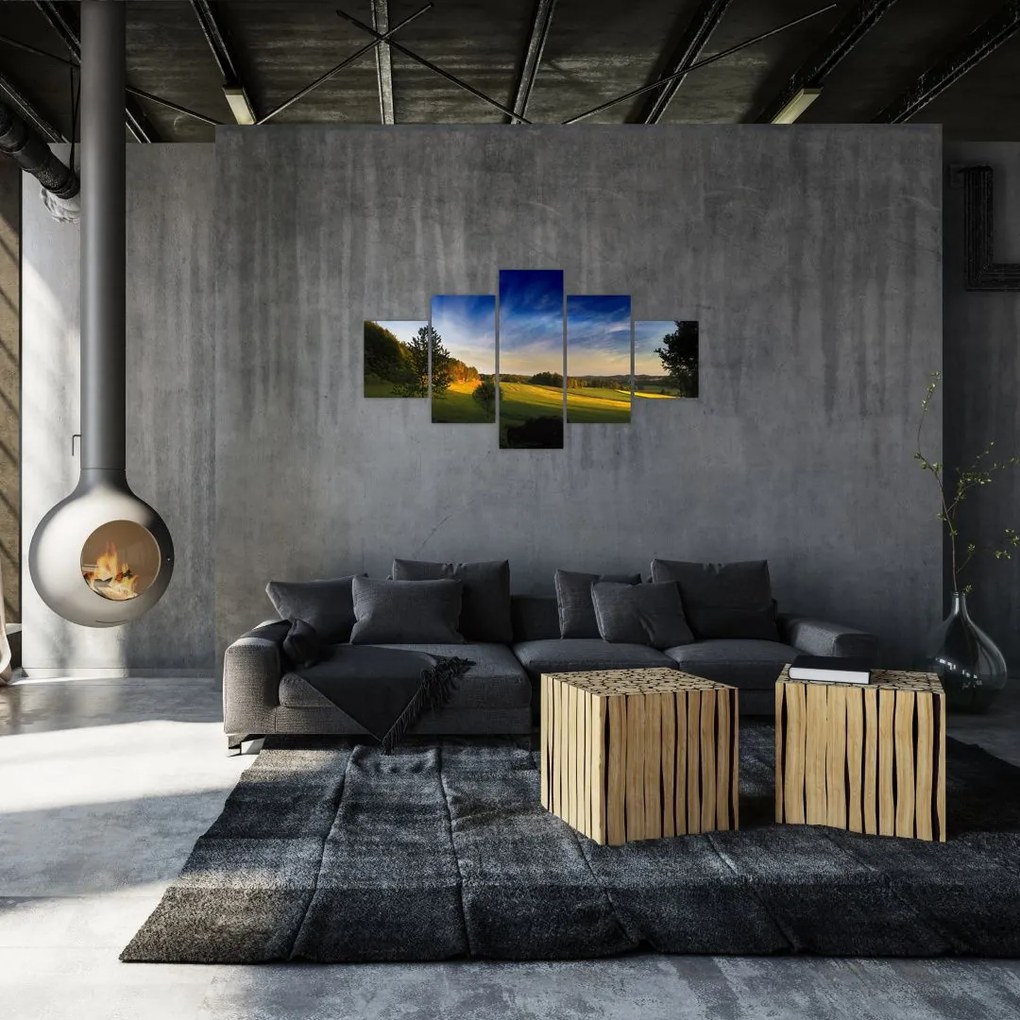 Obraz - Górska łąka (125x70 cm)