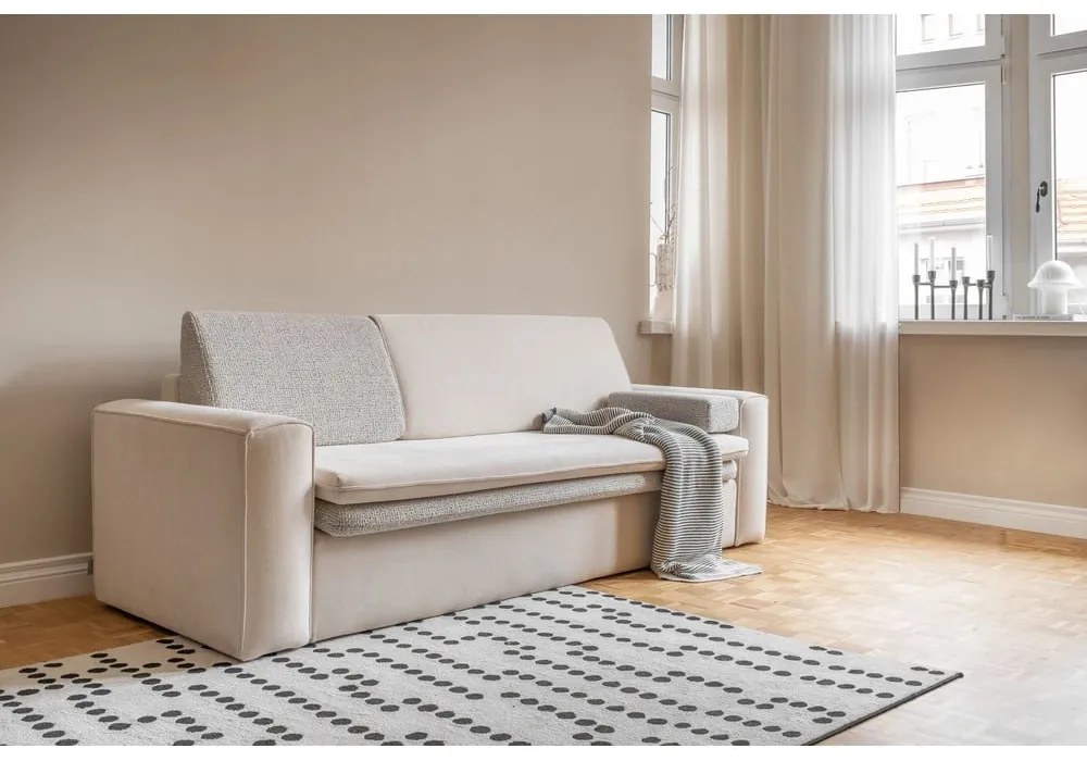 Beżowa rozkładana sofa 237 cm Wilson – Miuform