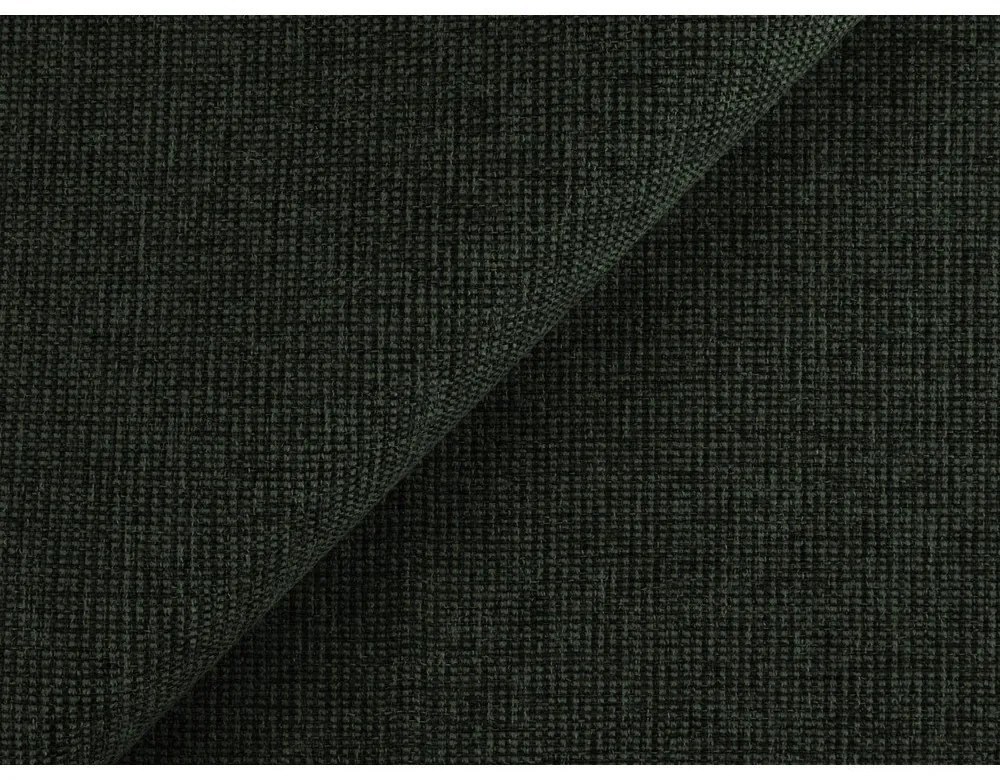 Ciemnozielony rozkładany narożnik (prawostronny/z szezlongiem) Hale – Makamii