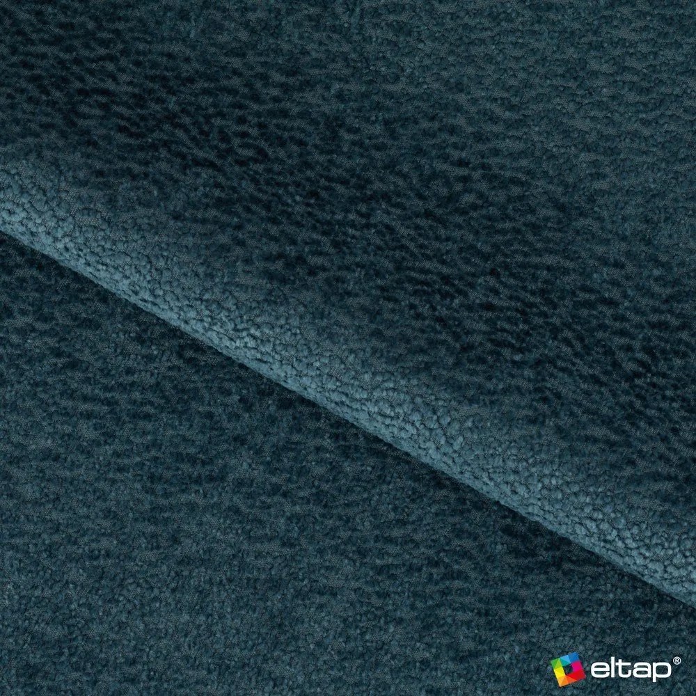 Niebieskie tapicerowane łóżko dwuosobowe ze schowkiem ze stelażem 180x200 cm Dizzle – ELTAP