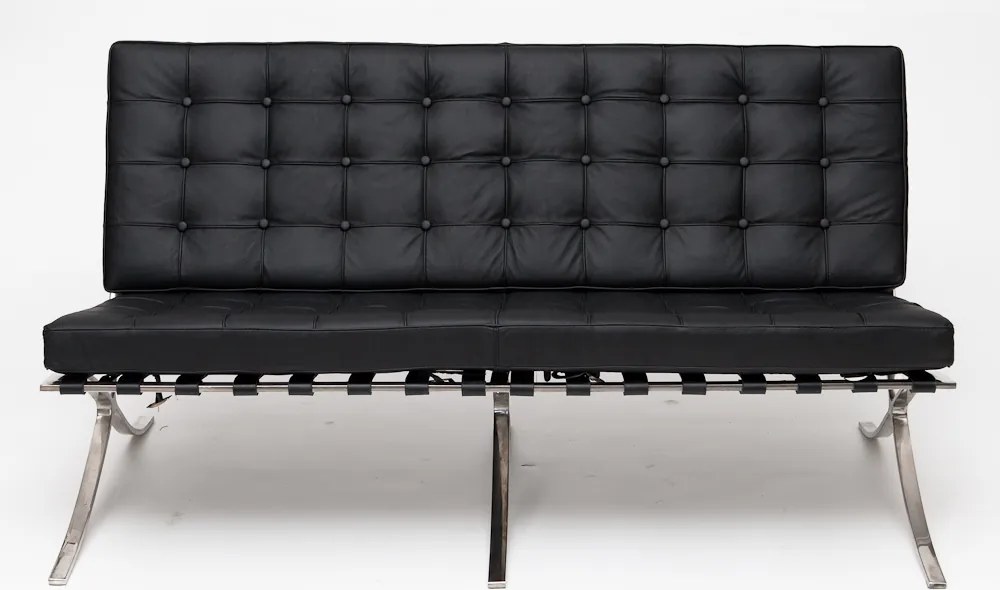 Sofa dwuosobowa BA2 insp. Barcelona ekoskóra