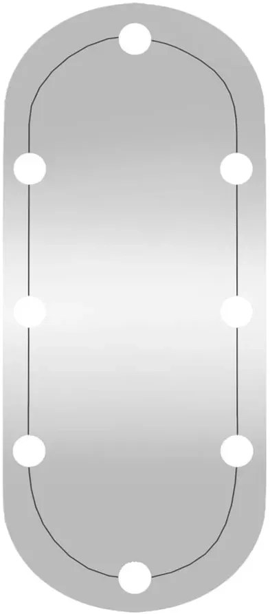 Lustro owalne z lampkami LED 60x30 cm Z4-A39