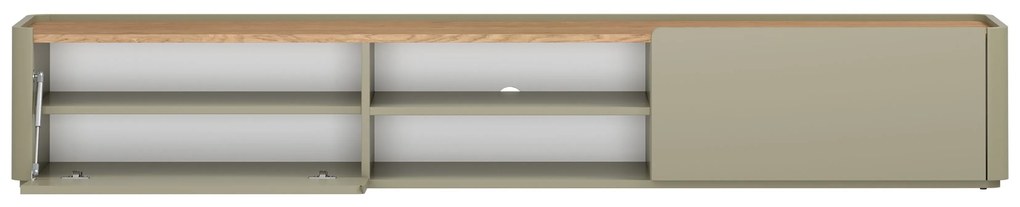 Szafka RTV Elivo 220 cm - eukaliptus / dąb baltic dune