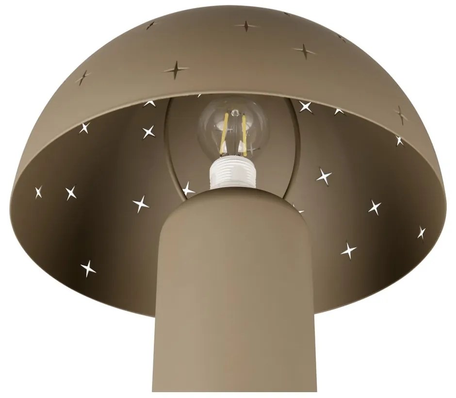 Brązowa lampa stołowa (wys. 32,5 cm) Seta – Trio