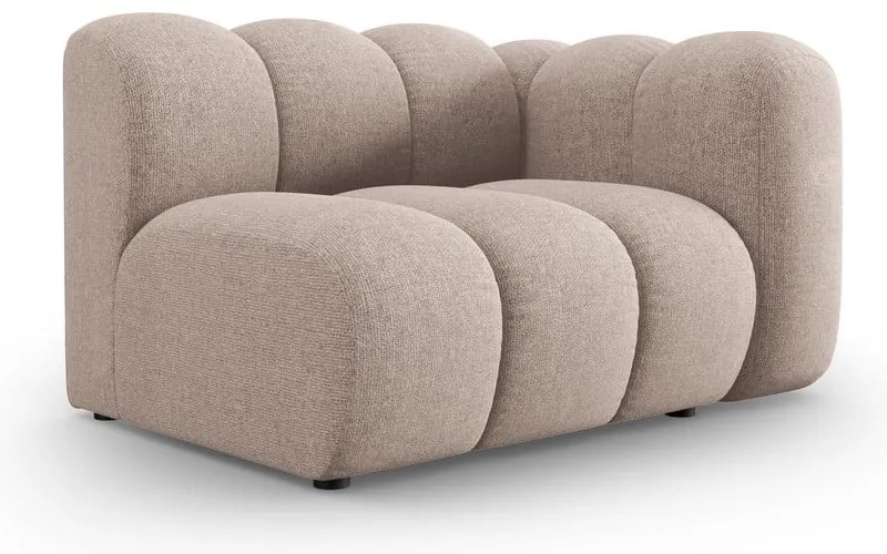 Beżowy moduł sofy (prawostronny) Lupine – Micadoni Home