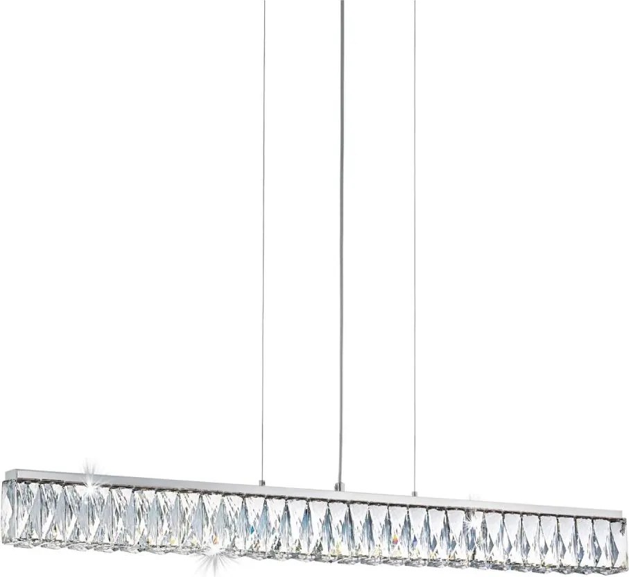 Eglo 95543 - Ściemnialny żyrandol kryształowy TELLUGIO-S LED/36W/230V 2700-6500K