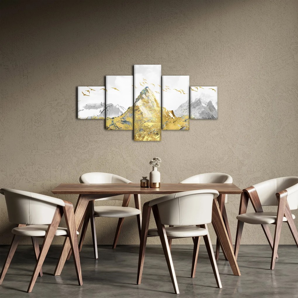 Obraz - Złota góra (125x70 cm)