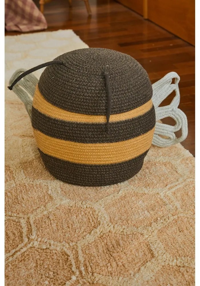 Tekstylny dziecięcy kosz na zabawki ø 30x32 cm Mama Bee – Lorena Canals