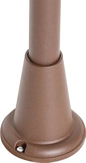 Industrialna lampa podłogowa zewnętrzna rdzawo-brązowa 100 cm IP44 - Charlois