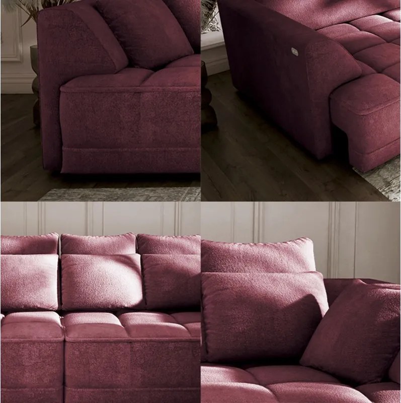 Sofa kanapa TIGA z funkcja spania Elektryczny System rozkładania WERSAL