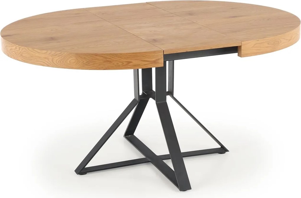 Okrągły stół rozkładany w stylu industrialnym Mercy