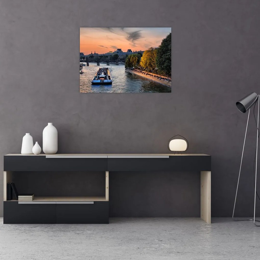 Obraz - statek na rejsie widokowym (70x50 cm)