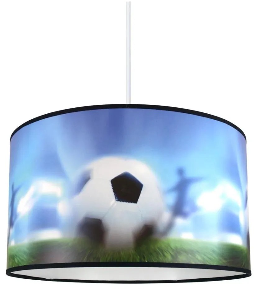 Żyrandol dziecięcy na lince FOOTBALL 1xE27/60W/230V