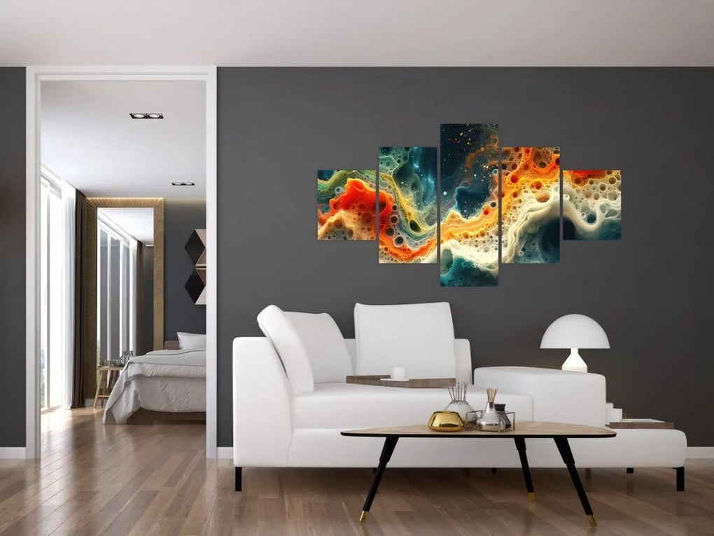 Obraz - Nowoczesna abstrakcja (125x70 cm)