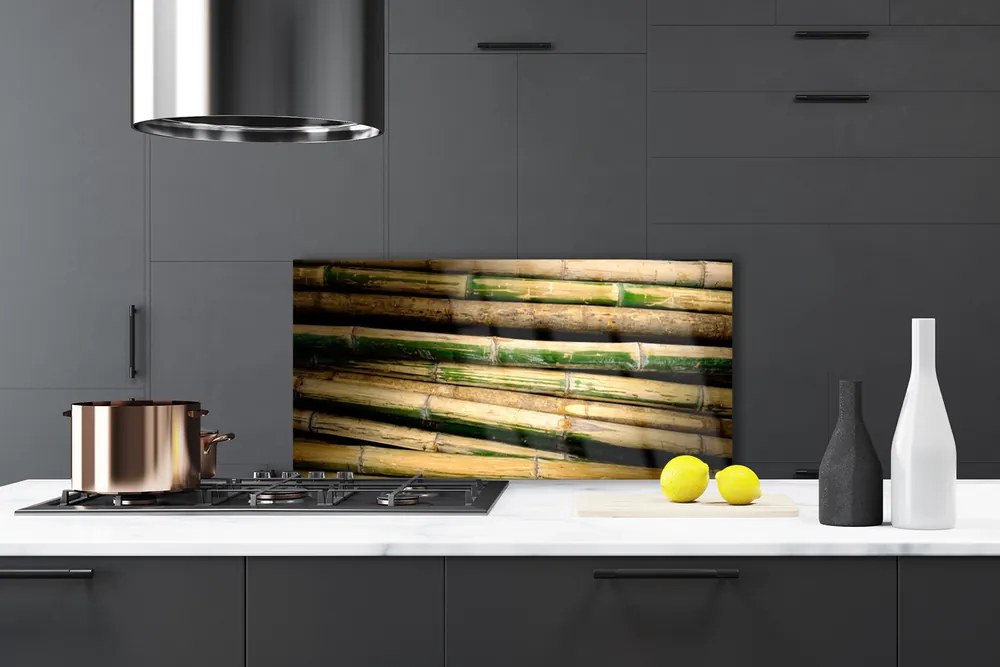 Panel Kuchenny Świeże Pędy Zielonego Bambusa