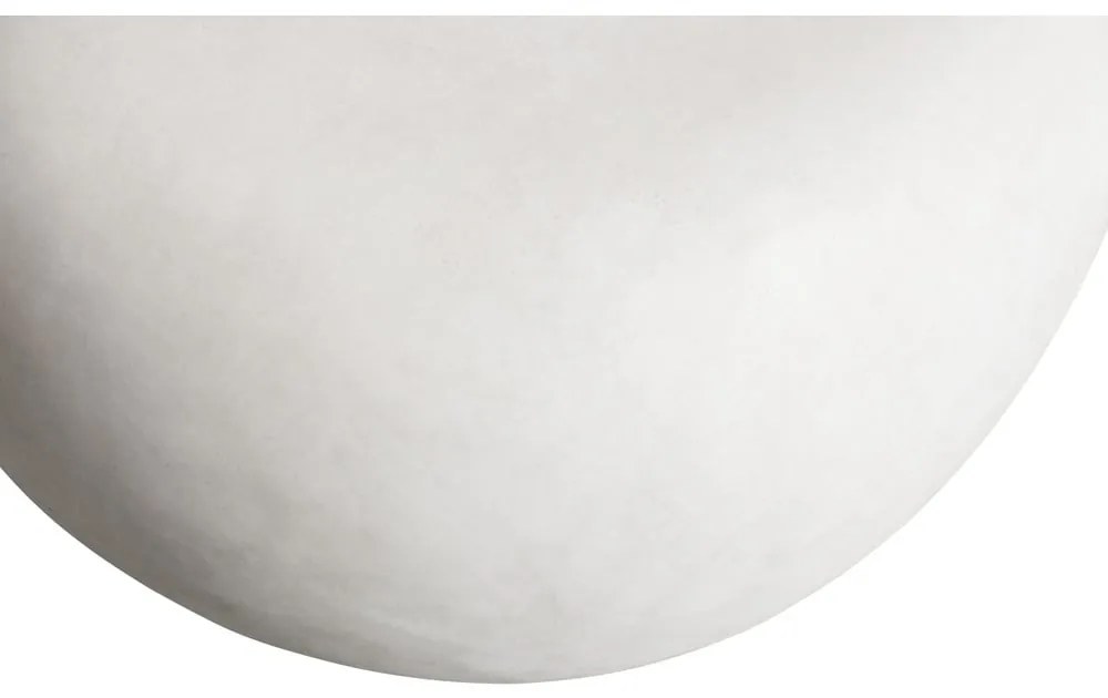 Biały okrągły stolik ø 50 cm Pebble – vtwonen