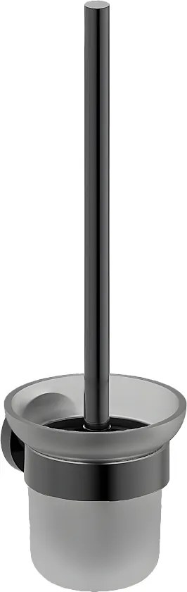 Luisa szczotka toaletowa z uchwytem metalicznej szarości - Essebagno