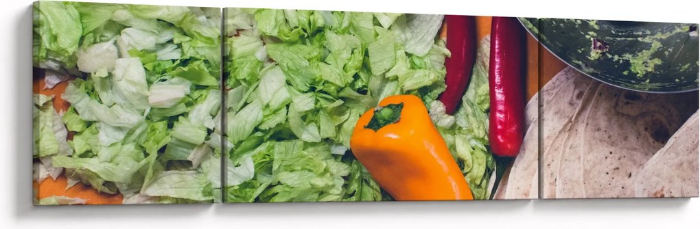 Obraz warzyw (170x50 cm)