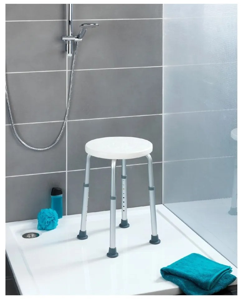 Taboret do wanny lub pod prysznic Wenko Bath/Shower Stool, 45x45 cm