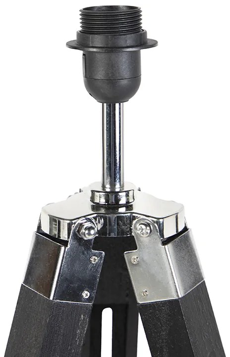 Lampa stojąca czarna bez klosza - TripodPrzemysłowy Oswietlenie wewnetrzne