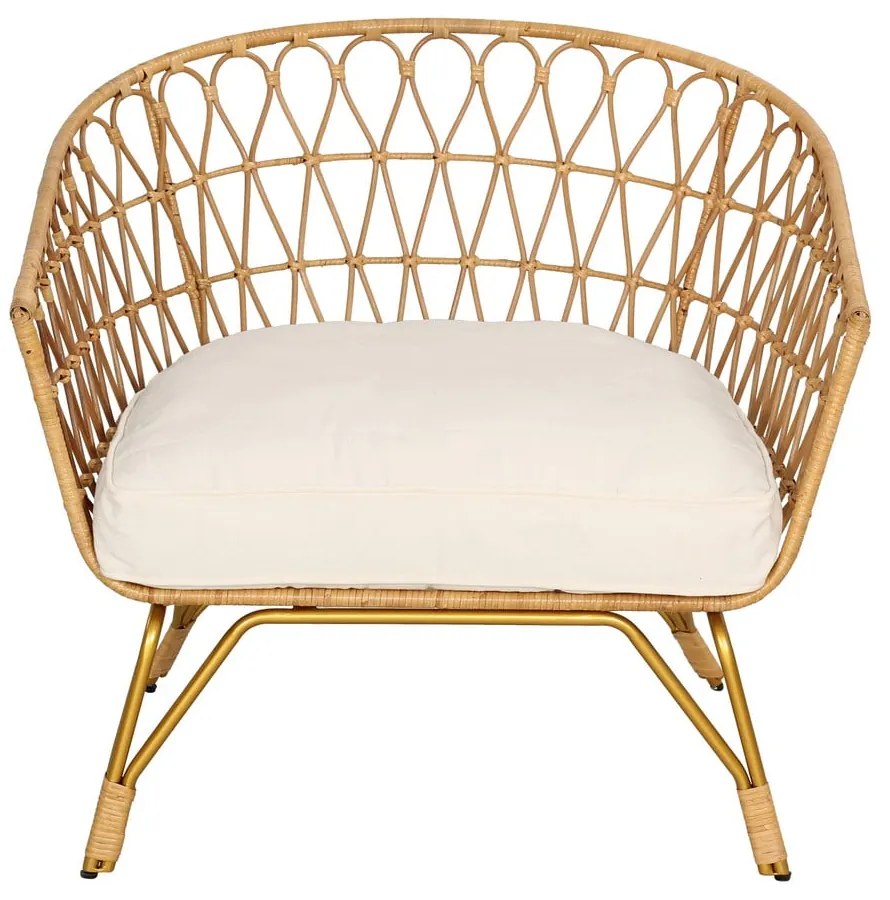 Rattanowy fotel ogrodowy Bonami Essentials Ratta Outdoor