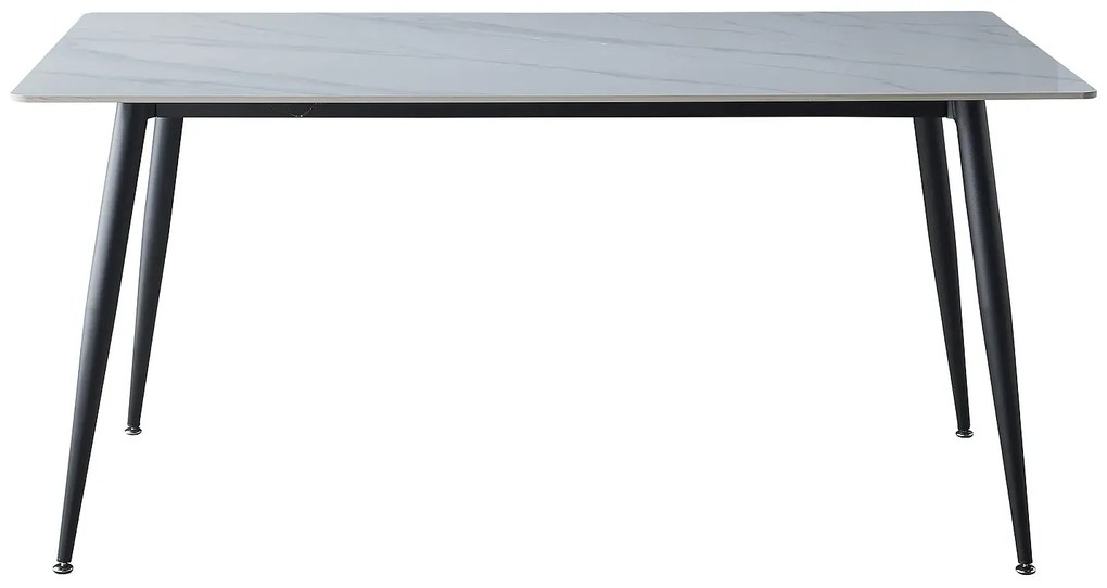 STÓŁ RION BIAŁY/ CZARNY STELAŻ 160X90 SIGNAL