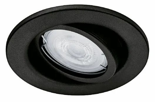 Philips Fresco punktowa lampa sufitowa GU10 4,6 W 2700 K, czarny