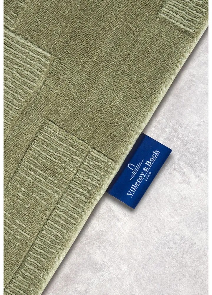 Zielony wełniany dywan tkany ręcznie 160x230 cm Wilhelmine – Villeroy&amp;Boch