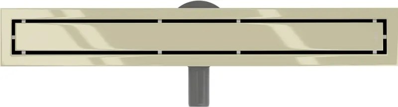Mexen Flat 360° M13 odpływ liniowy obrotowy 2w1 50 cm, złoty - 1510050-40