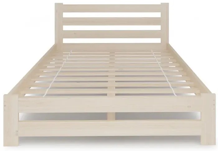 Małżeńskie łóżko w stylu skandynawskim 140x200 G9-M40