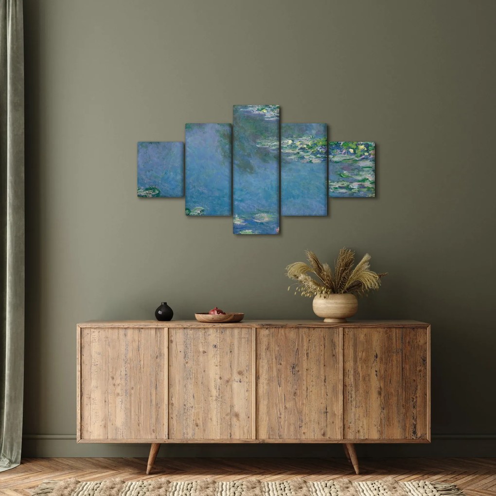 Obraz - Claude Monet, Water Lilies, reprodukcje (125x70 cm)