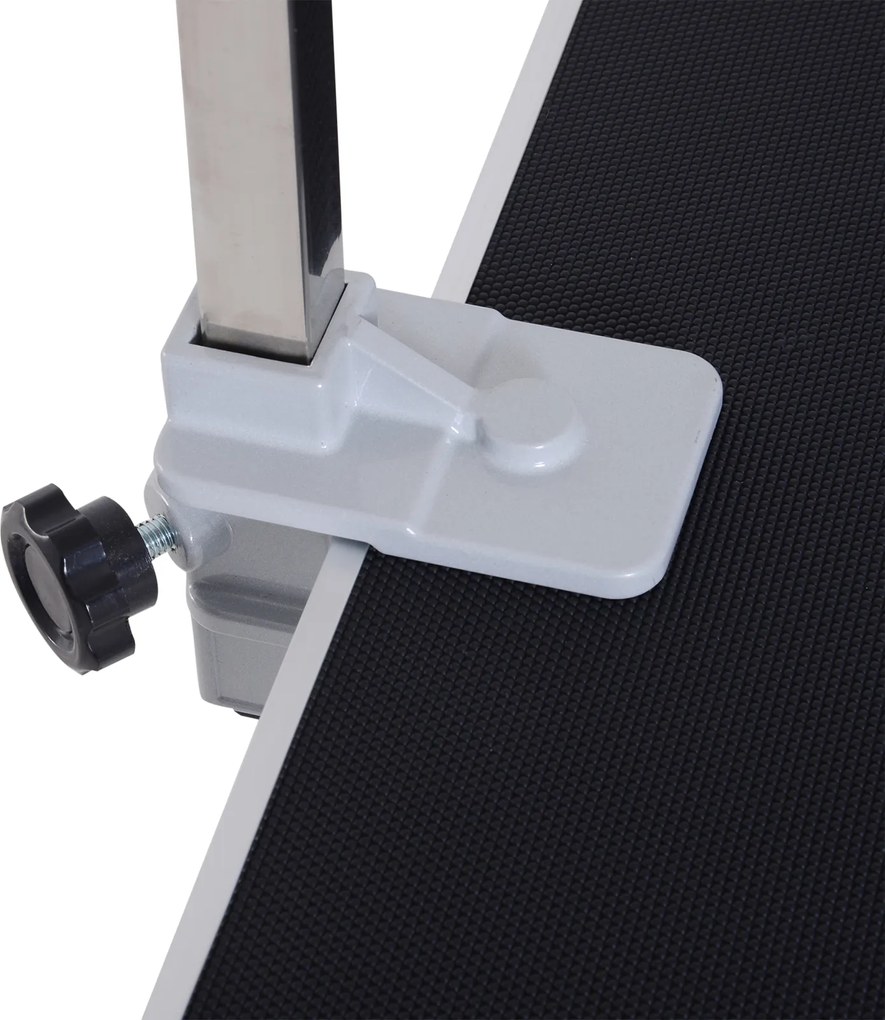 PawHut Stół Trymerski dla Psów Czarny z Regulacją Wysokości i Zawiesiem | Aosom PL