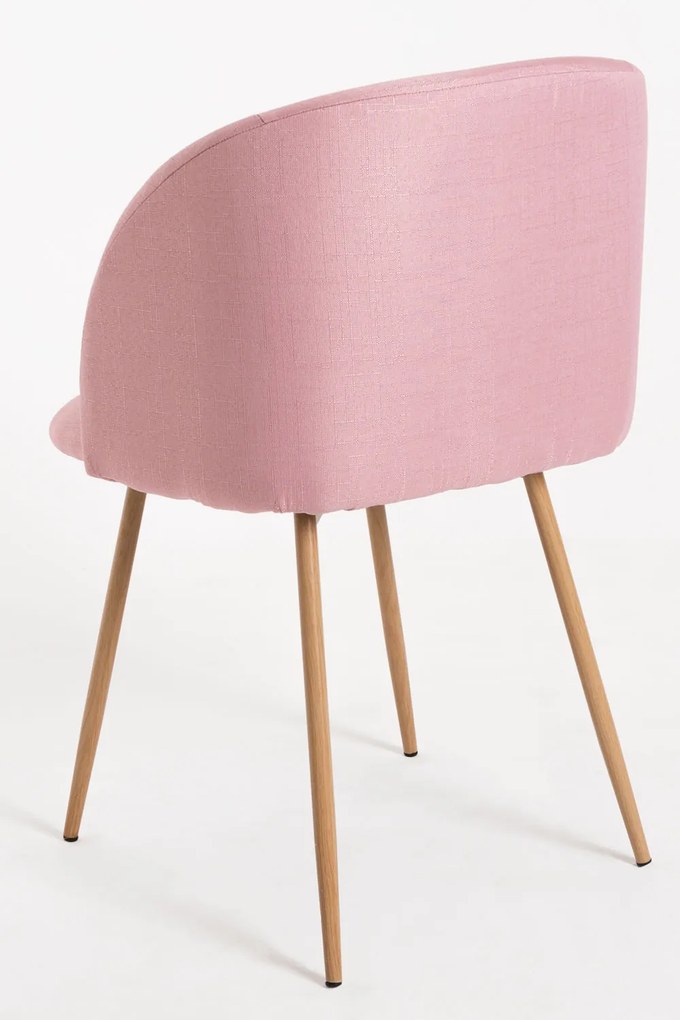 Krzeso z aksamitnej tkaniny