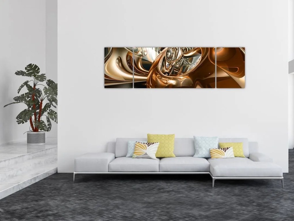 Obraz abstrakcji (170x50 cm)
