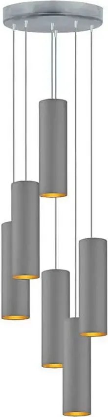 Lampa wisząca z sześcioma abażurami - M9-F60