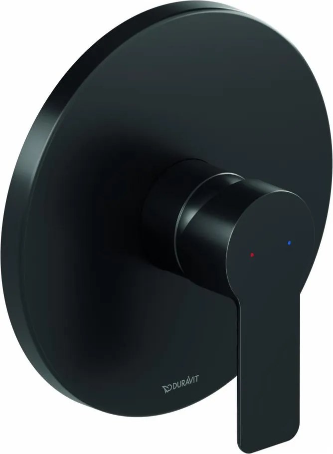 Duravit DC4210010046 - Bateria prysznicowa do montażu podtynkowego D-CODE, czarny mat