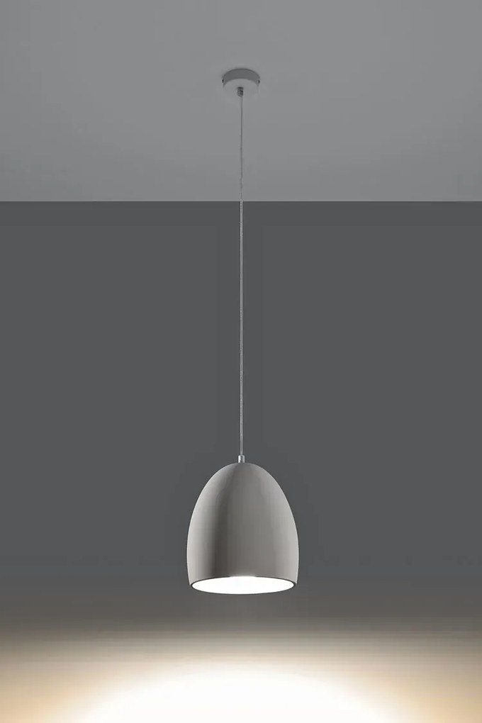 Minimalistyczna lampa wisząca z ceramiki R4-M55