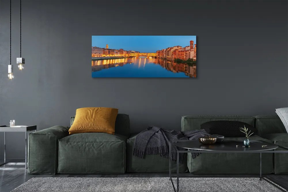 Zdjęcie na płótnie Nocne Mosty we Włoszech