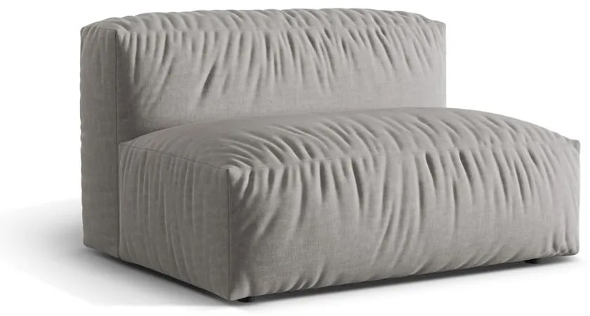 Jasnoszary moduł sofy (moduł środkowy) Martina – Micadoni Home