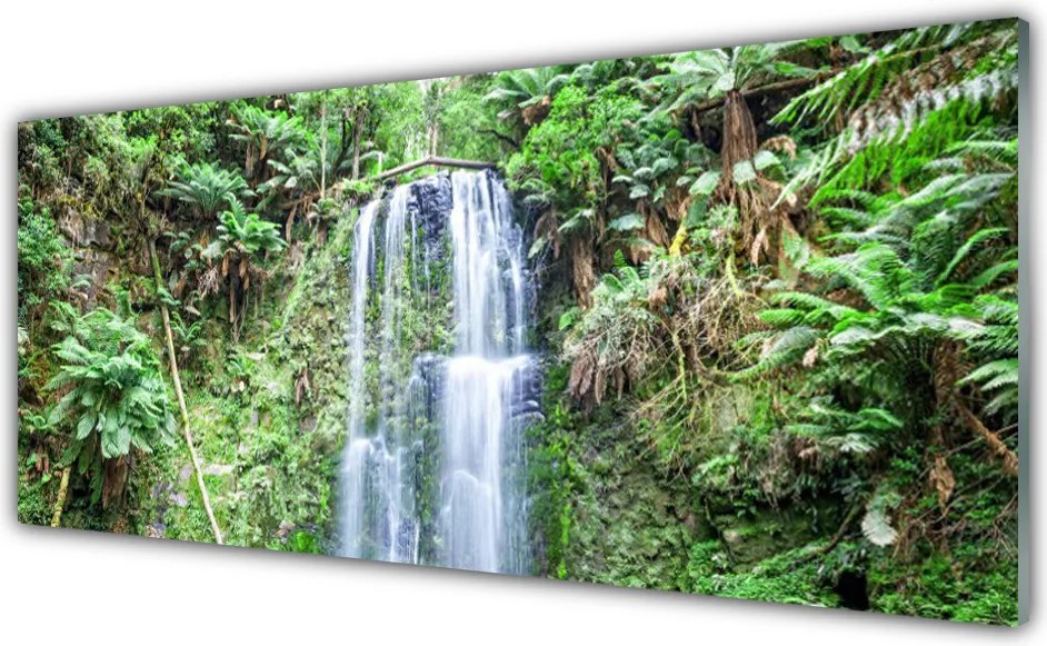 Szkło Ozdobne do Kuchni Wodospad w Objęciach Natury